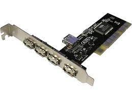 Контролер PCI карта VIA WH-0711 USB 2.0 4+1 Port High Profile