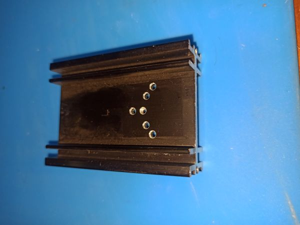 Радіатор алюмінієвий 70х50х19MM heat sink