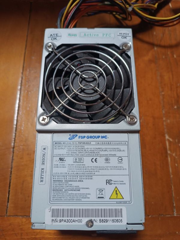 Блок живлення FSP 300W (FSP300-62LD), TFX, 4pin, 1x80 мм, блок живлення для ПК