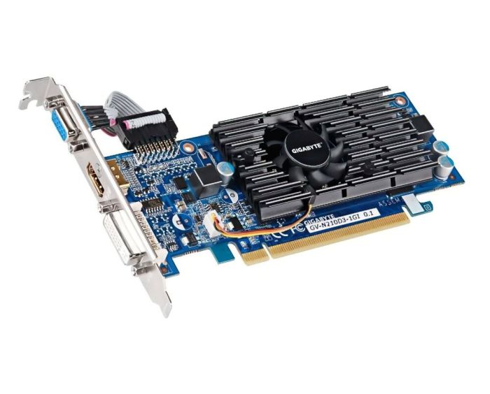 Відеокарта nVidia GeForce GT 210, 1 GB DDR3, 64-bit (N210-MD1GD3H/LP) / 1x DVI, 1x HDMI, 1x VGA